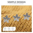 thumbnail image 3 of OULII 1 Set Silver Sequins for Sewing Clothes Bags Diy Projects Fine Workmanship, 3 of 8