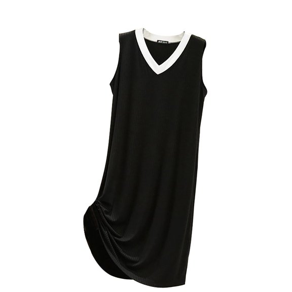 CQXIDFH Women's Sleep Dress Sleeveless Tank Nightgown Soft Chemise Sleep Dress for Summer Comfort Soft Sleepwear Dress Comfy Nightgowns