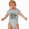thumbnail image 4 of kpoplk Baby Girl Clothes Cotton Bubble Romper Floral Summer Bodysuits Short Sleeve Infant Outfit Set Size 18-24 Months,Grey, 4 of 4