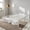 White, variant on Amolife Heavy Duty Queen Size 14'' Metal Platform Bed Frame with Ample Under-bed Storage Space, Black