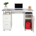thumbnail image 3 of O'force One Door Two Drawers Computer Desk White, 3 of 8