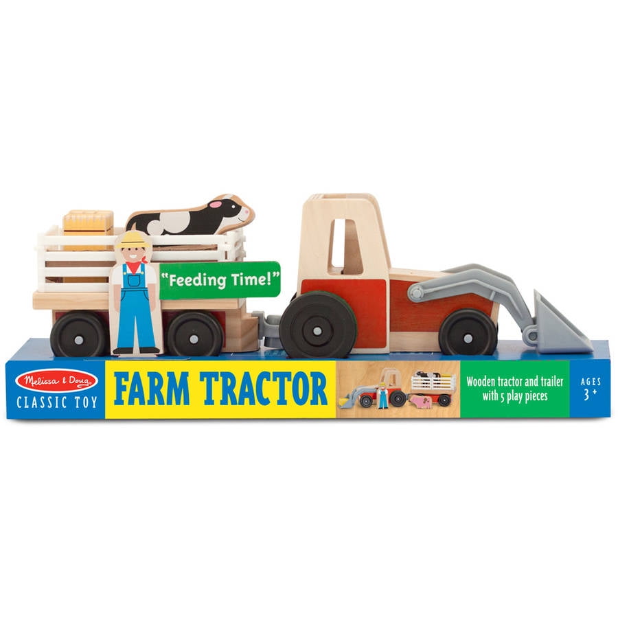 melissa and doug farm and tractor set
