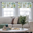 thumbnail image 5 of LALILO Kitchen Curtain Valance Cute And Cactus Llama Cute Rod Pocket Window Curtain 52"x 18" Set of 2, 5 of 7