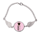 thumbnail image 1 of Barbilla animal Pulsera pulsera pulsera alas de ángel pulsera, 1 of 3