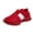 Red, variant on Women's Retro Platform Sneakers, Gum Sole Adjustable Lace Up Tennis Shoes, Lightweight Comfort Travel Outdoor Daily Walking Shoes Blue