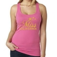 thumbnail image 2 of Funny Fancy She is Miss California Tank Top Party Girl Tank Top Soft and Comfy Tank Top, Lightweight Tank Top Color Pink Small, 2 of 3