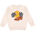 thumbnail image 2 of Inktastic Number Three Race Car Toddler Sweatshirt, 2 of 4