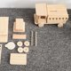 thumbnail image 4 of Modelo de ensamblaje de simulación de madera para niños, paquete de material hecho a mano para jardín de infantes, puesto de trabajo, estación independiente, 4 of 6
