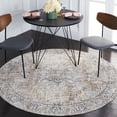 thumbnail image 2 of SAFAVIEH Moondust Ian Oriental Polyester Area Rug, Ivory/Blue, 4' x 6', 2 of 10