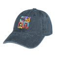 thumbnail image 7 of Mom Vibes Navy Hat Adjustable Funny Fashion Unisex Baseball Cap for Men Women, 7 of 7