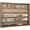Natural wood, variant on CRDC 5-Tier Wall Mounted Display Cabinet, Black(34*26 in)