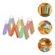 thumbnail image 5 of 6pcs Office Massage Note Pads con hebilla en blanco Nota Pads Memo Pads (color mixto), 5 of 6