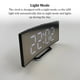 thumbnail image 4 of Matsuzay Reloj despertador LED con función de repetición de espejo Digital, relojes con soporte de Base, decoración del hogar, luz de carácter Electrónica verde, 4 of 6
