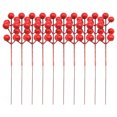 thumbnail image 1 of Matsuzay 10x bayas de acebo artificiales rojas de primera calidad para decoración navideña flor Artificial de amplia aplicación Kits de decoración para fiestas, 1 of 6