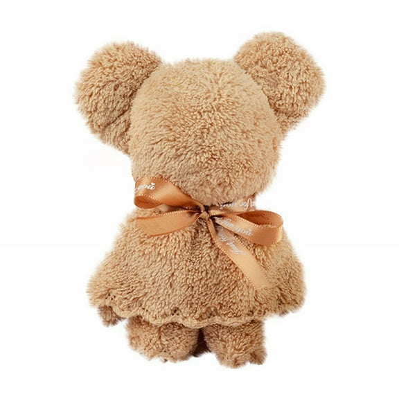Clearance Plush Bear Design Hooded Bath Towel Super Soft Comfortable For Home Spa