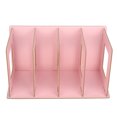 thumbnail image 2 of Desktop Organizer,  And White Stylish  Small Desktop Bookshelf  For Magazines For DVDs, 2 of 8