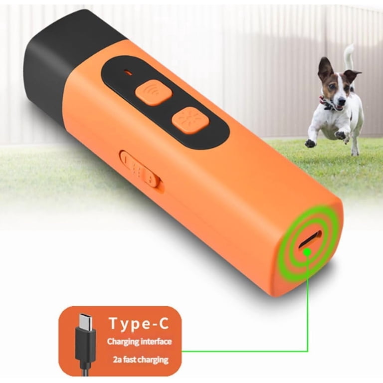 The Barkshield Pro – Anti-blaf Apparaat Voor Honden Met LED Zaklamp, Geschikt Voor Training En Gedragsverbetering (oranje)