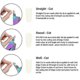 thumbnail image 2 of 4-Piece Nail Clipper Set, Stainless Steel Nail Clippers for False Nail Tips, 2 of 5