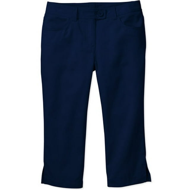 Juniors' School Uniform Capri Pants