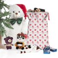 thumbnail image 5 of Christmas Sack – 28" X 20" Canvas Gift Bag with Drawstring, Full Print Polyester Santa Sack, Durable Reusable Xmas Gift Bag for Holiday, Party & Storage, 5 of 5