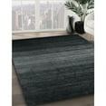 thumbnail image 3 of Ahgly Company Machine Washable Indoor Rectangle Contemporary Charcoal Black Area Rugs, 2' x 5', 3 of 7