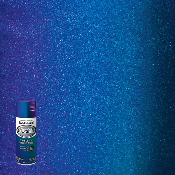 Blue Cosmos Rust Oleum Color Shift Spray Paint 11 Oz Com - Rust Oleum Galaxy Blue Color Shift Spray Paint 11oz