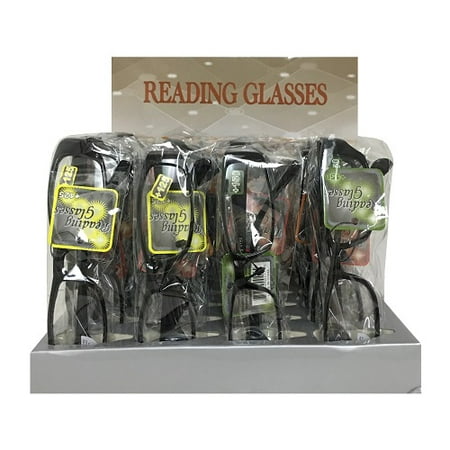 New 814440  Sleek Reading Glasses Asst (24-Pack) Accessories Cheap Wholesale Discount Bulk Apparel Accessories Firesale