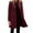 Red, variant on Yigetop Black Trench Coat Women Women Casual Light Weight Thin Jacket Slim Coat Long Sleeve Business Coats Jacket Peacoat Womens Coat Black 3XL