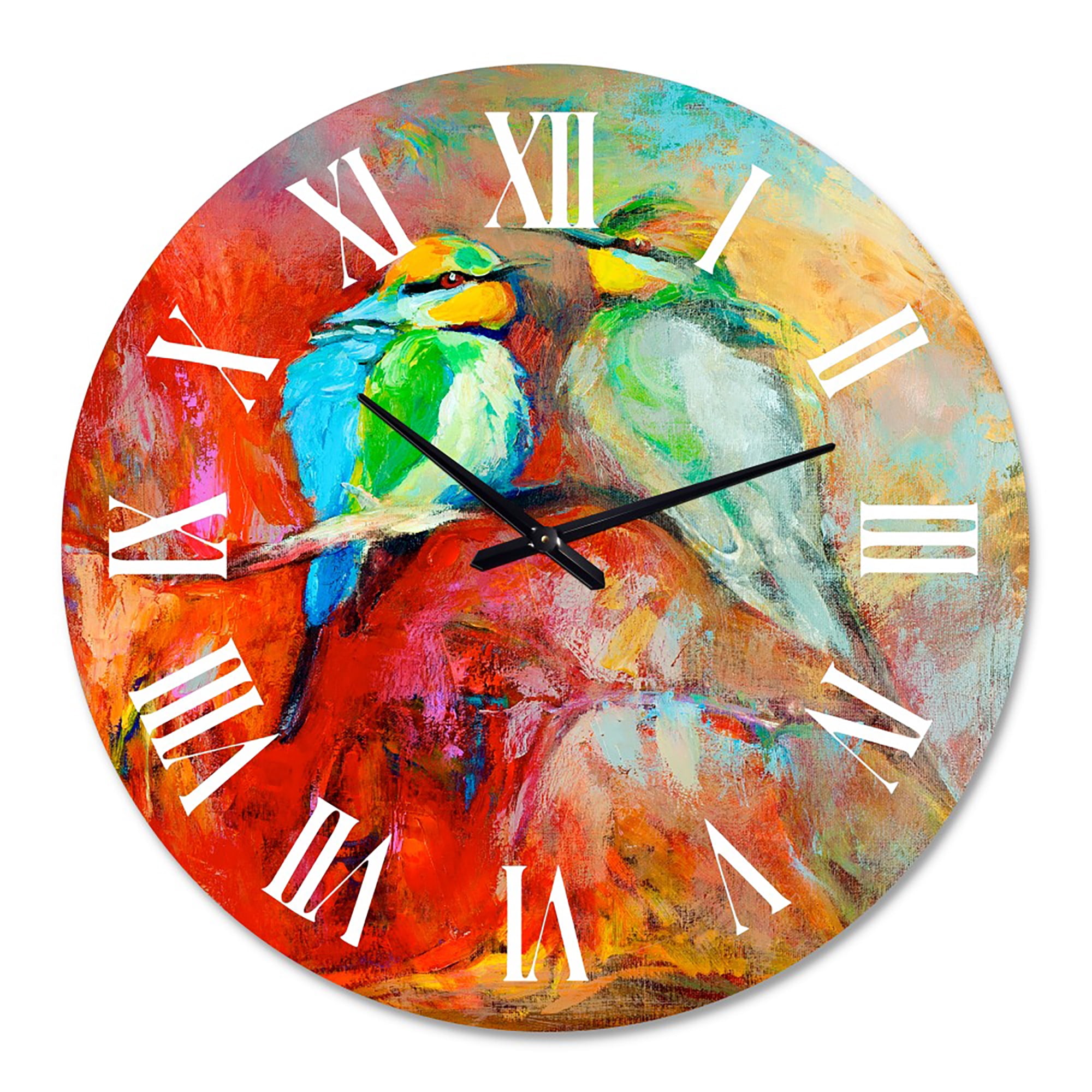 Designart 1 in Quartz Coastal Wall Clock