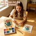 thumbnail image 6 of Clearance! Sea Glass Mosaic DIY Kit - Glass Art Craft Set, Sea Glass for Crafts, Creative Home Decor Activity, Fun Project for All,F, 6 of 7