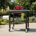 thumbnail image 3 of Blackstone 28" Portable Steel Prep Cart with Stainless Steel Top in Black, 3 of 14