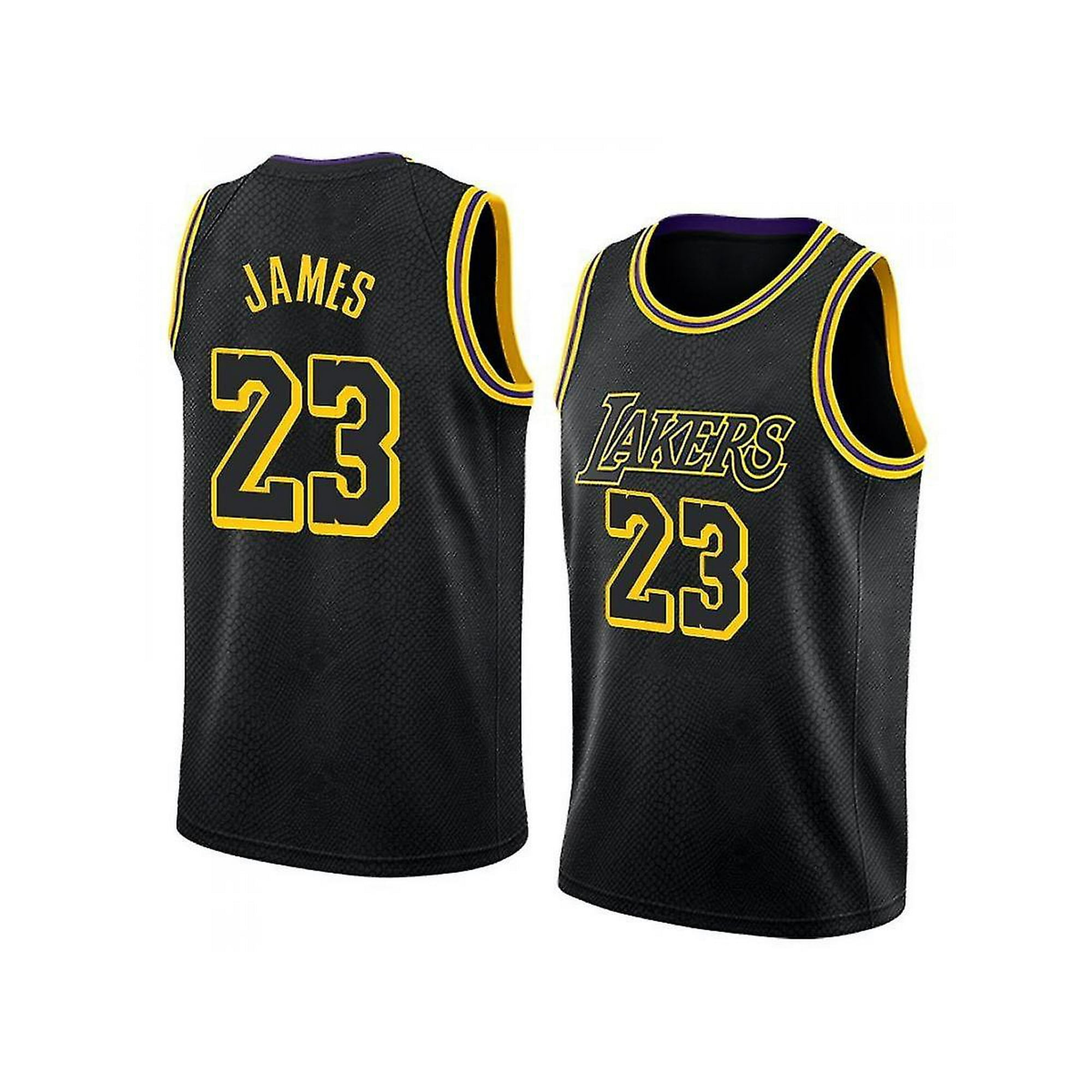 LeBron James Lakers Black Jersey No23