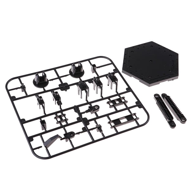 DIY Assembly toy children para Modelo Figurine Puzzle Juguetes para Adultos Negro Yotijar Soporte para pantalla