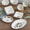 thumbnail image 7 of Portmeirion Oval Fluted Dish Botanic Garden Harmony Laurel Emboss Butterflies Floral 6 1/8 Inch, 7 of 7