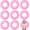 Pink, variant on 8 Pcs Large Inflatable Pool Float 36 Inches Swimming Ring Pool Floats Adult Inflatable Tube for Summer Vacation Beach River Bachelorette Wedding Party Supplies