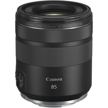Canon RF 85mm F2 Macro is STM, Compact Medium-Telephoto Black Lens (4234C002)