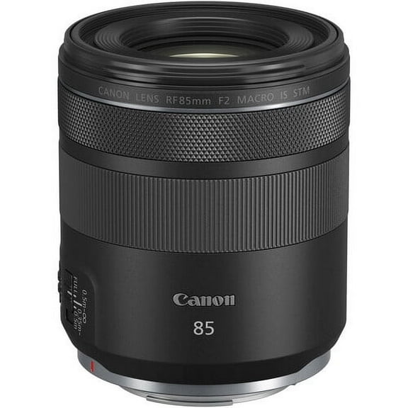 Canon RF 85mm F2 Macro is STM, Compact Medium-Telephoto Black Lens (4234C002)