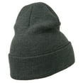 thumbnail image 4 of US Route 66 Embroidered Long Beanie - Grey OSFM, 4 of 5