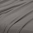 thumbnail image 3 of Superior Metro Chevron All-Season Cotton Blanket, California King, Charcoal, 3 of 6