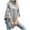 Grey, variant on Hpapadks Womens Sweaters Solid Color Turtleneck Knitted Cape Sweaters Poncho Cardigan Coat Womens Sweater Beige One Size