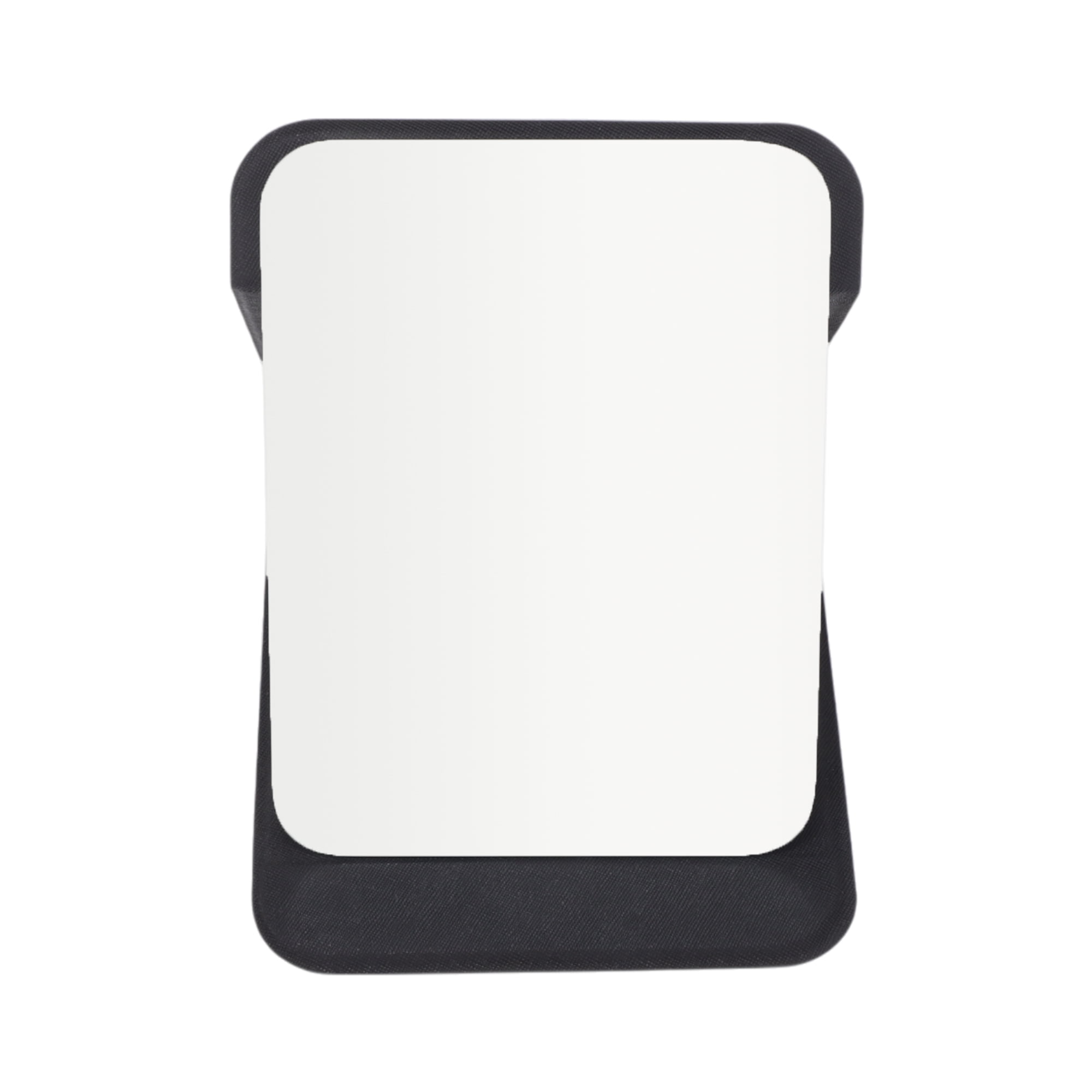 Unique Bargains 1Pc Makeup Mirror for Travel Black Large