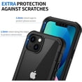thumbnail image 5 of seacosmo iPhone 13 Case, [Built-in Screen Protector] Full Body Clear Phone Case ged Shockproof Protective, 5 of 5