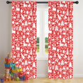 thumbnail image 5 of Blackout Kids Curtains,Red Christmas Deer and Gift Pattern Childrens Insulated Curtains Set Of 2,Bedroom Essentials,Toddler Room Decor 42"x84", 5 of 5