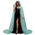 thumbnail image 4 of Yuncity Halloween Womens Cape Hooded Vintage Stylish Cosplay Sleeveless Cloak Flowy Overlay Fall Winter Poncho Party Performance Poncho, 4 of 4