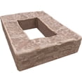 thumbnail image 5 of Ekena Millwork 4"W x 3"D x 7 7/8"H Universal Electrical Cover for EverStone Faux Stone Siding Panels, Orchard Cliff, 5 of 5