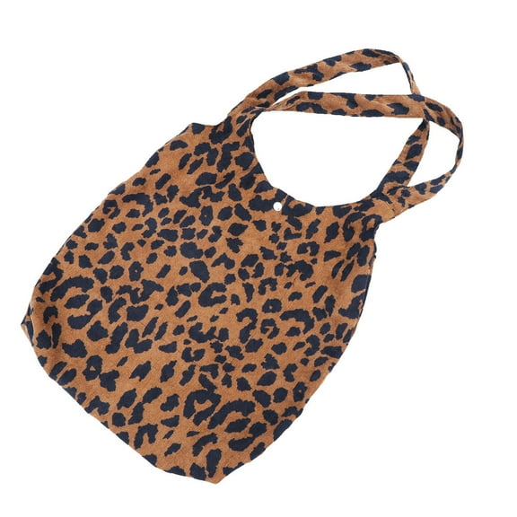 BESTYASH Corduroy Purse Crossbody Leopard Shoulder Bag Multi Corduroy 1Pack