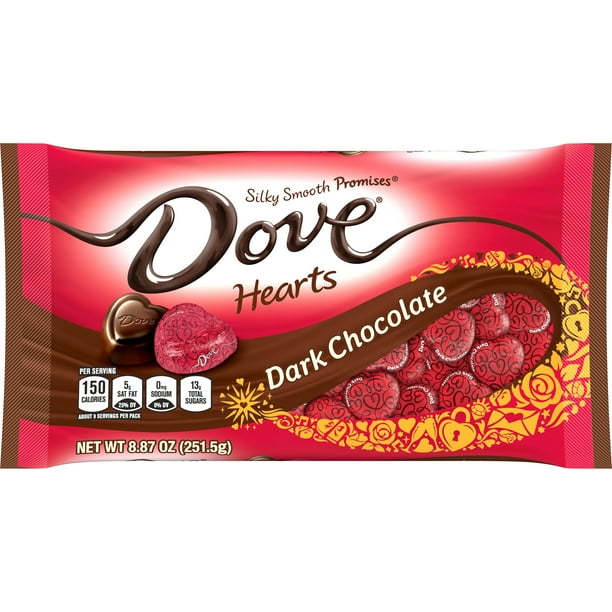 DOVE PROMISES Valentines Day Dark Chocolate Candy