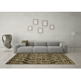 thumbnail image 3 of Ahgly Company Indoor Rectangle Abstract Brown Modern Area Rugs, 2' x 3', 3 of 4