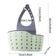 thumbnail image 3 of Cesta colgante de drenaje para fregadero, accesorios de cocina ajustables, bolsa de goma para fregadero, estante de esponja para jabón, soporte para grifo, herramientas de baño, 3 of 5