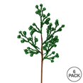 thumbnail image 3 of Vickerman L180604 17 in. Green Glitter Berry Spray, 6 per Bag, 3 of 3